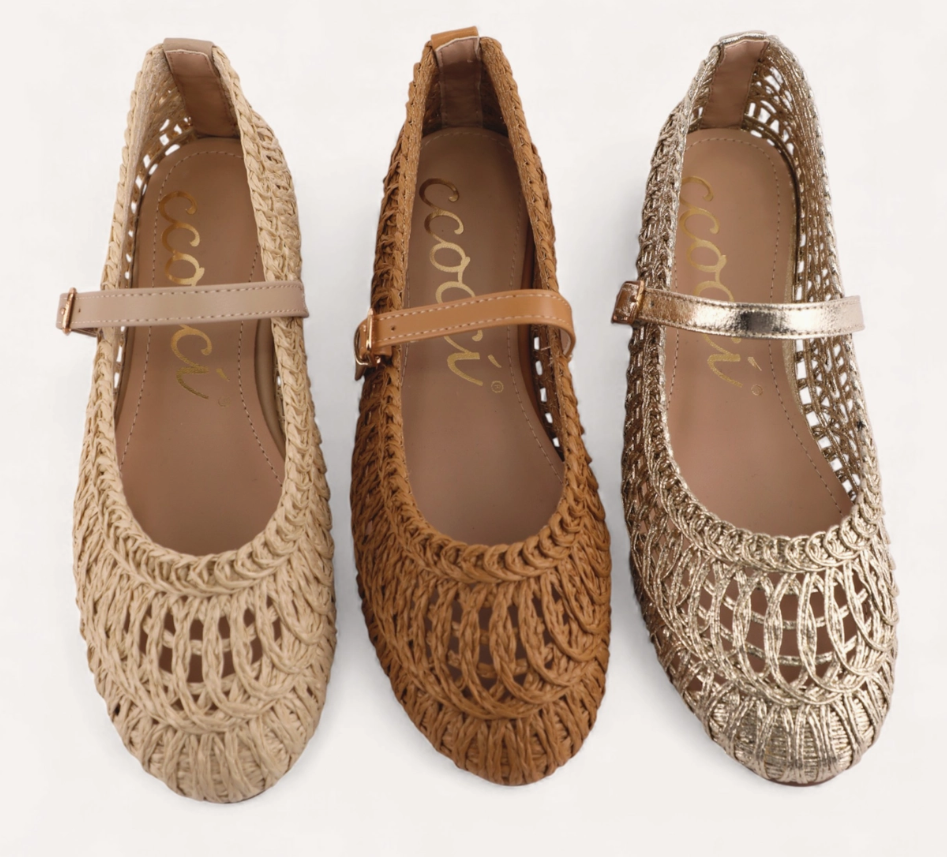 Mary Jane Woven Flats *Final Sale*