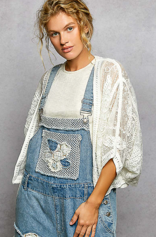 Cloud Drifting Embroidered Cardigan