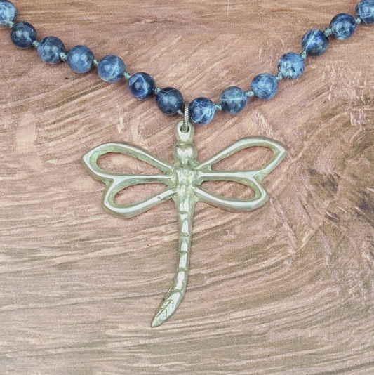 Beaded Dragonfly Necklace