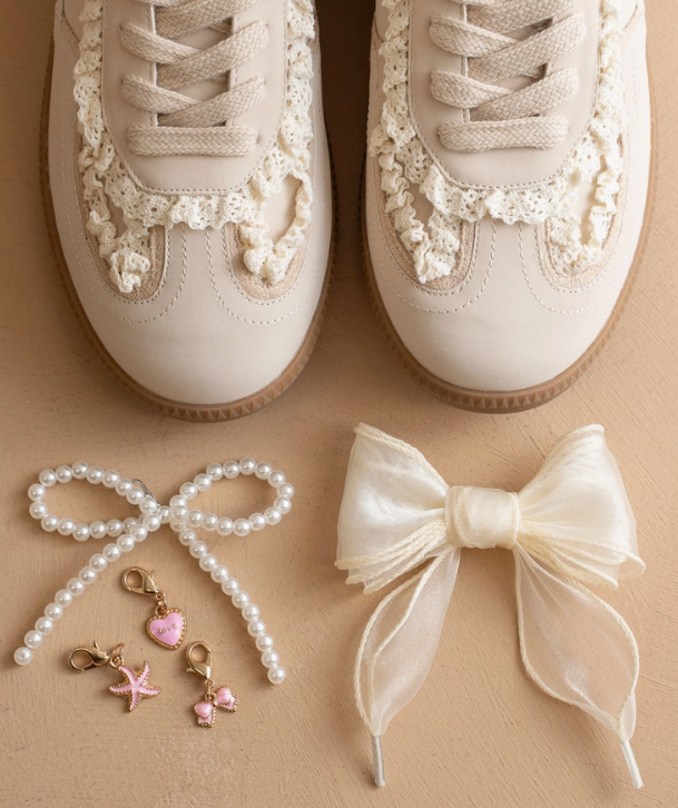 The April Lace Retro Sneakers