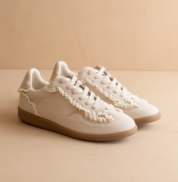 The April Lace Retro Sneakers