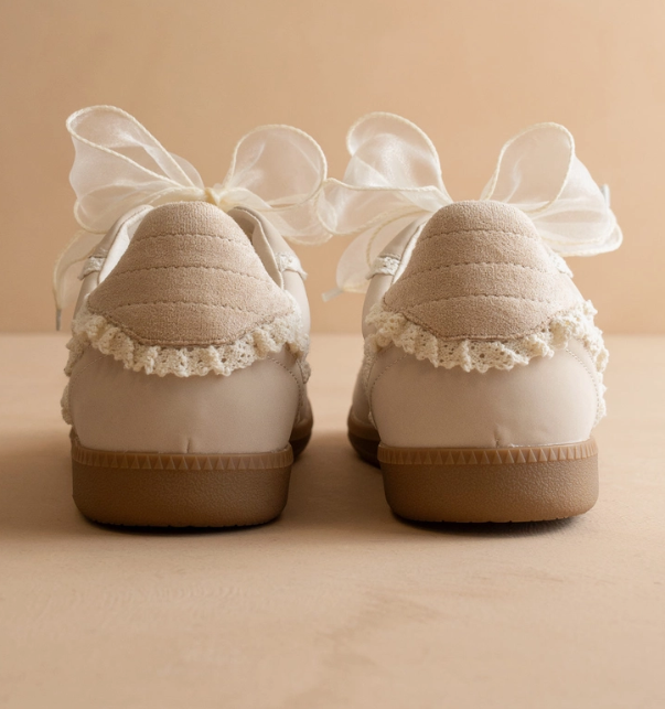 The April Lace Retro Sneakers