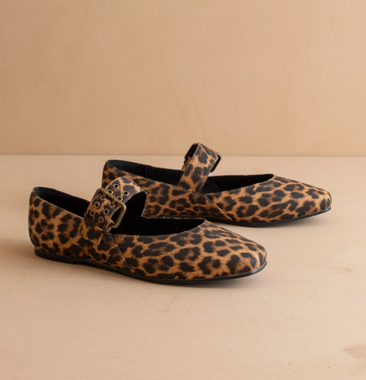 Leopard Soho Ballet Flats