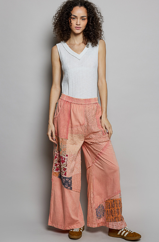 Light Of Mine Patchwork Pants