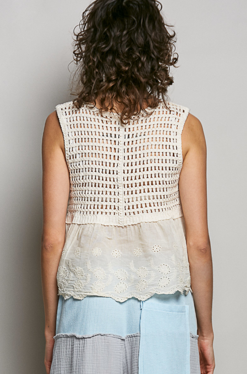 Sunny Gardens Embroidered Top