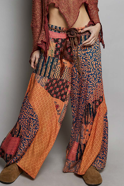 Woodstock Revival Patchwork Pants