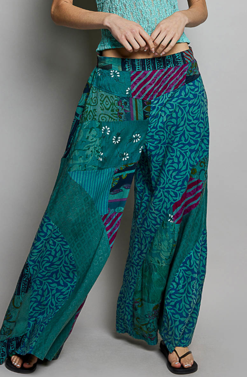 Woodstock Revival Patchwork Pants