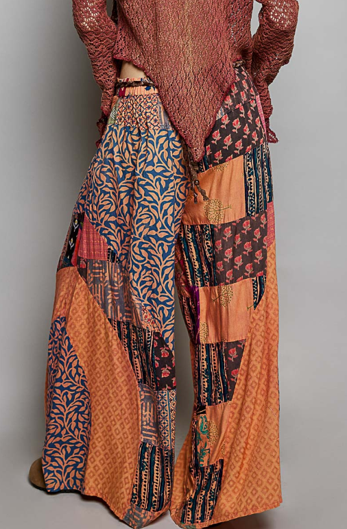 Woodstock Revival Patchwork Pants