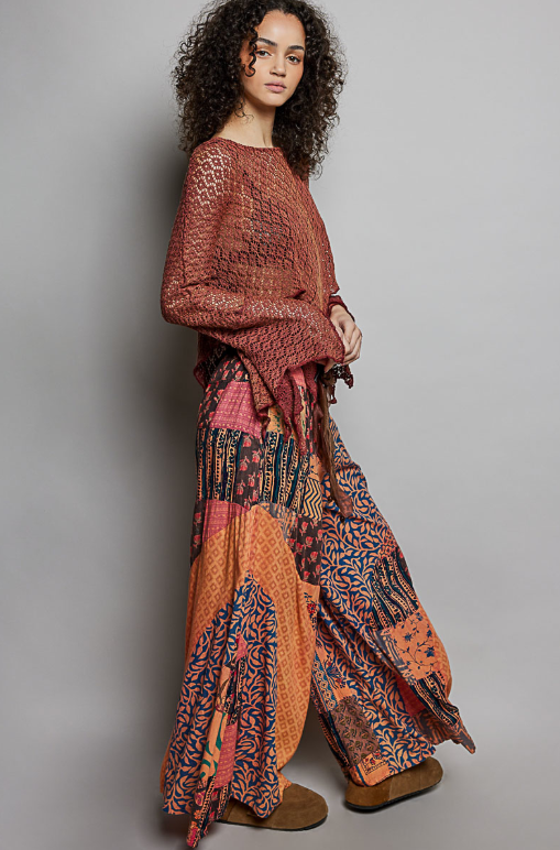 Woodstock Revival Patchwork Pants