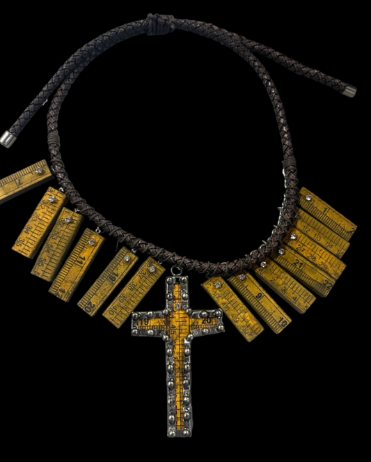Vintage Yardstick Necklace