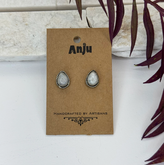 Gemstone Stud Earrings