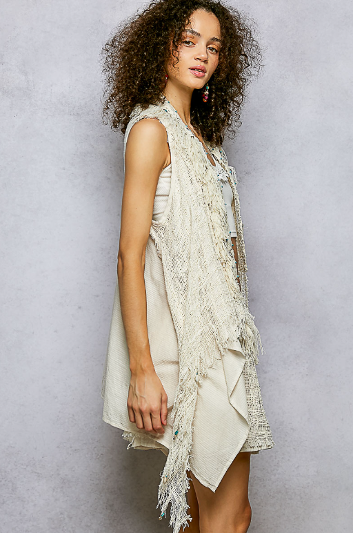 Piece Of My Heart Fringe Vest