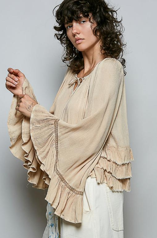 Honey Grove Ruffled Top
