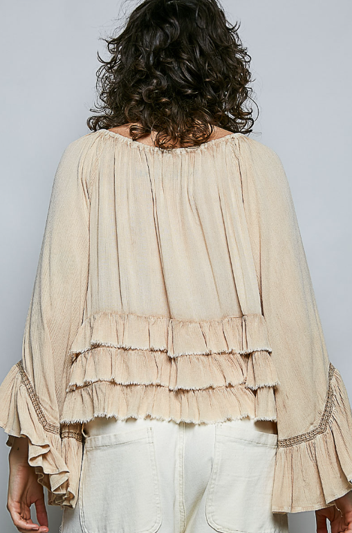 Honey Grove Ruffled Top