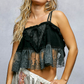 Magic in the Air Lace Crop Top