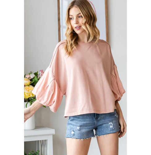 Bubble Sleeve Tops
