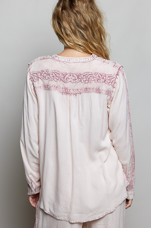 In My Flow Embroidered Top