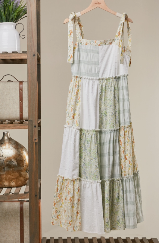 Patch Me in the Sunshine Maxi Dress