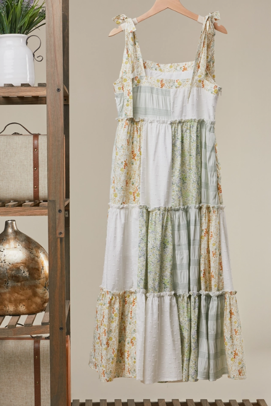 Patch Me in the Sunshine Maxi Dress