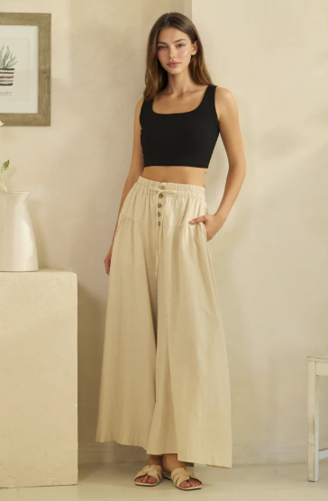 Black Pintuck Pants *Final Sale*