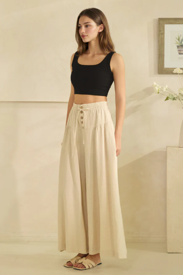 Black Pintuck Pants *Final Sale*