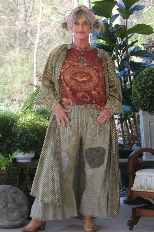 Moonmoss Ruffle Pants