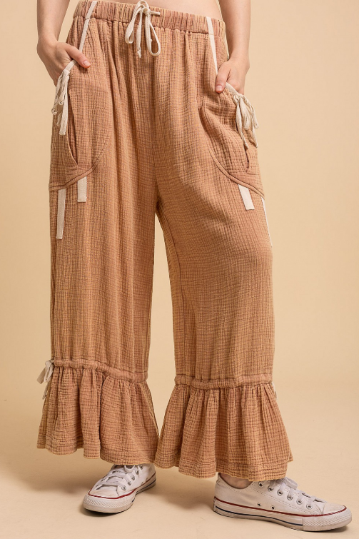 Breeze On By Cotton Pants