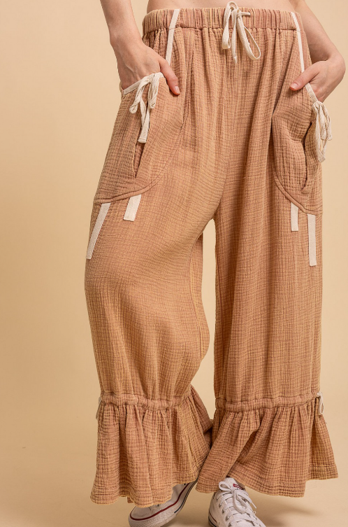 Breeze On By Cotton Pants