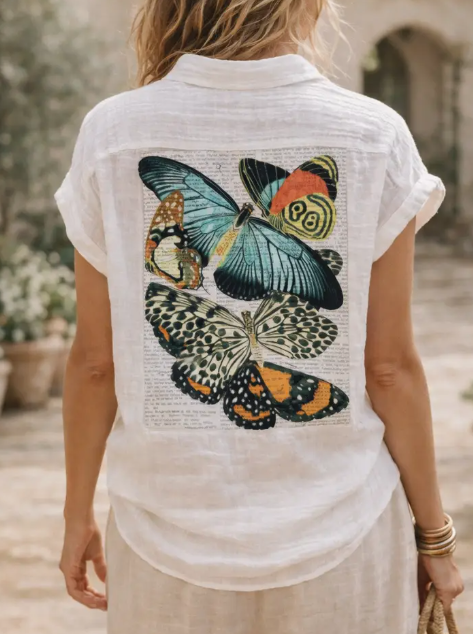 Monarch Muse Patch Shirt