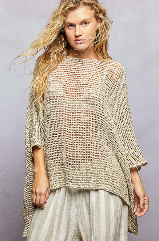 Silk Knit Top