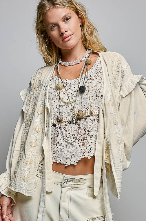 Love Child Tie Cardigan