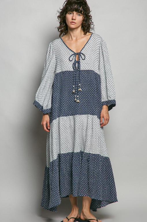 Coastin' Embroidered Dress
