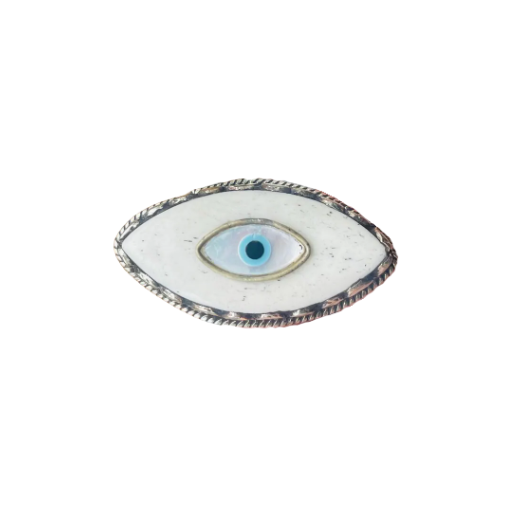 Bone Evil Eye Ring *Final Sale*