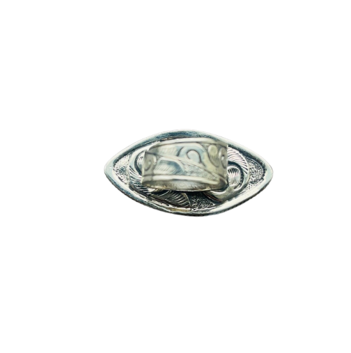 Bone Evil Eye Ring *Final Sale*