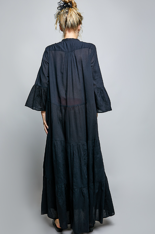 Pearl Embroidered Maxi Dress *Doorbuster*Final Sale*