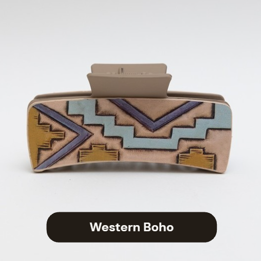 Boho Western Claw Clips