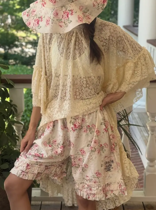 Rosalie Vintage Rose Bloomer Shorts