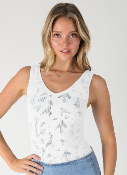 Lace Sleeveless Bodysuits *Final Sale*