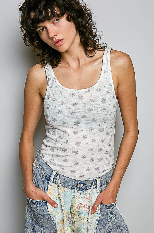 Pol Floral Tank