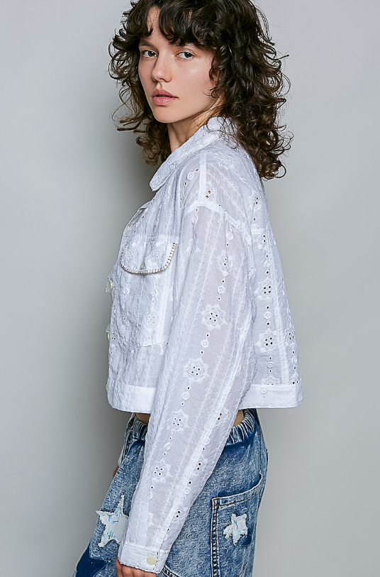 Dreamer Girl Eyelet Jacket