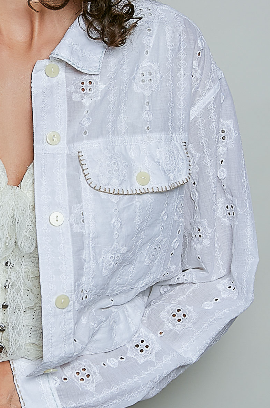Dreamer Girl Eyelet Jacket