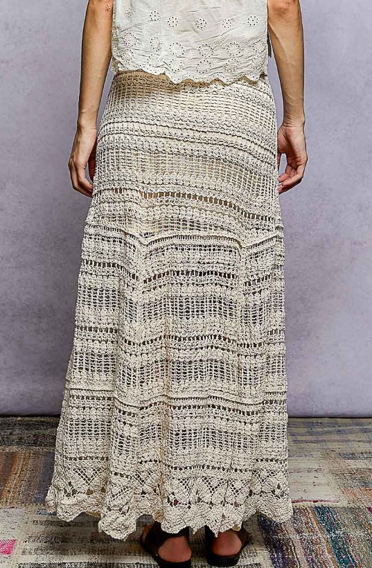 Soulshine Crochet Maxi Skirt