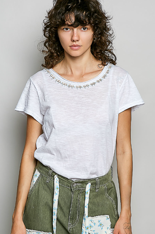 Stitched Cotton Tees