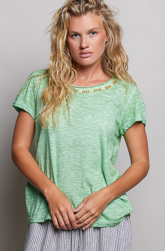 Stitched Cotton Tees