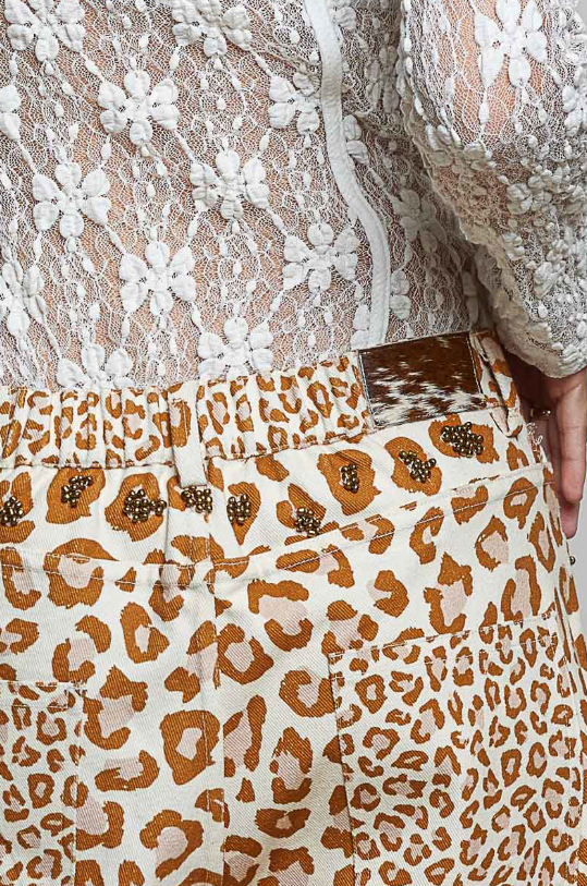 Catwalk Leopard Twill Pants