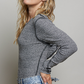 Knit Long Sleeve Top