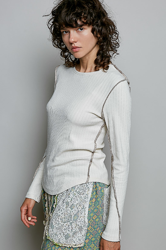 Knit Long Sleeve Top