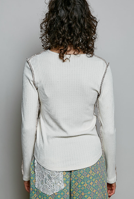 Knit Long Sleeve Top