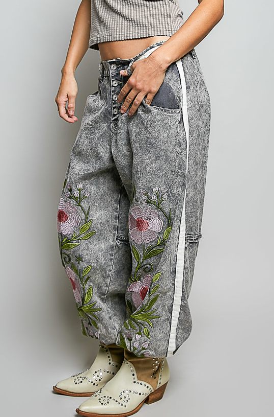 Wild & Free Embroidered Jeans