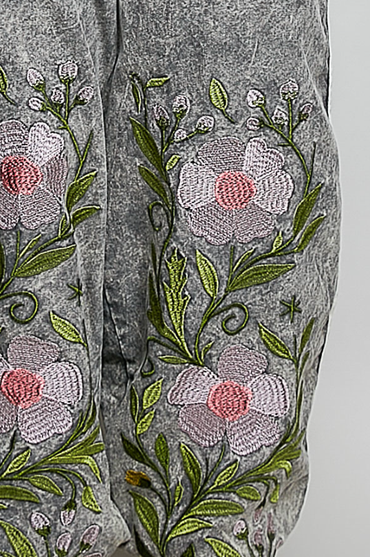 Wild & Free Embroidered Jeans